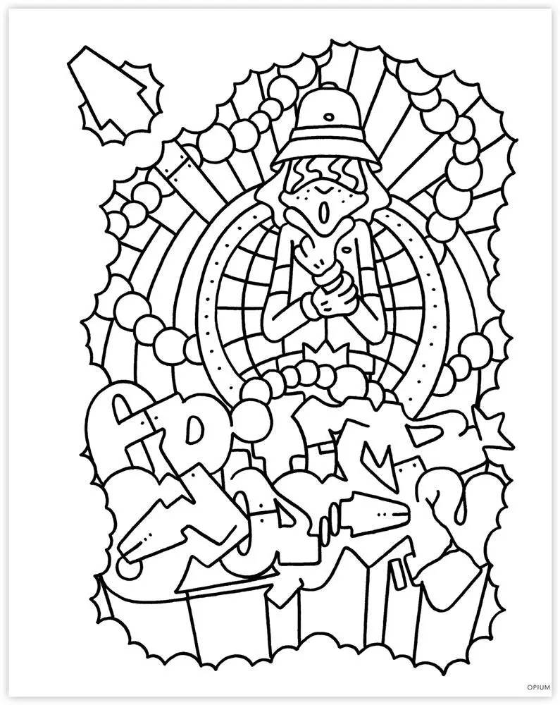 Bild: 9789188369055 | Graffiti Style Coloring Book | Tobias Barenthin Lindblad | Taschenbuch