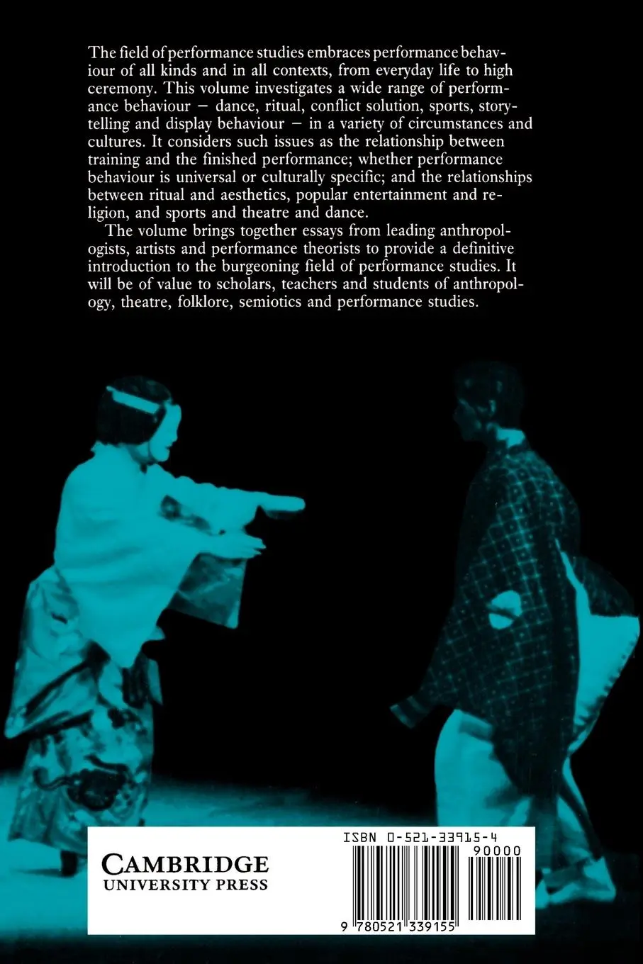 Rückseite: 9780521339155 | By Means of Performance | Intercultural Studies of Theatre and Ritual