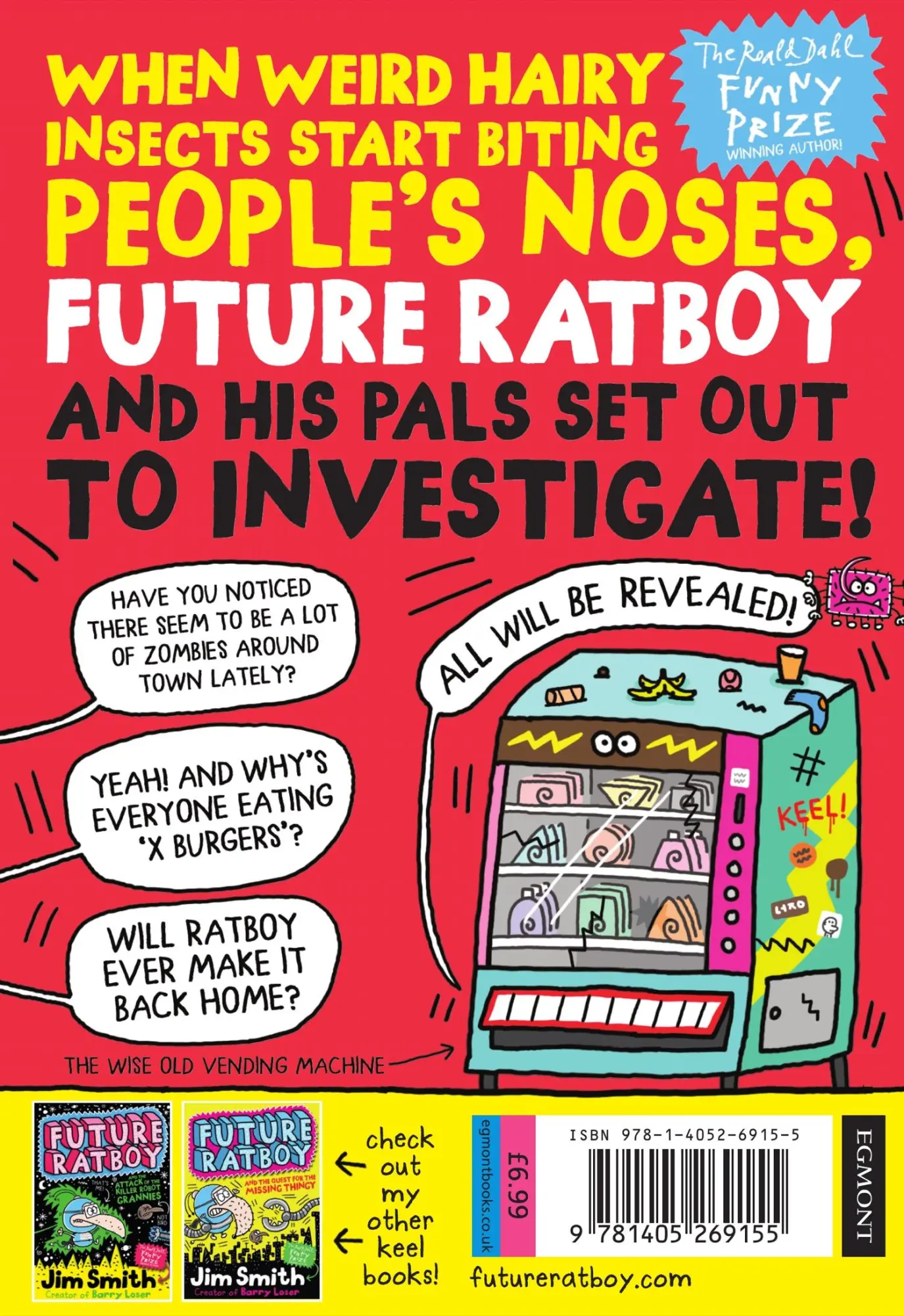Rückseite: 9781405269155 | Future Ratboy and the Invasion of the Nom Noms | Jim Smith | Buch