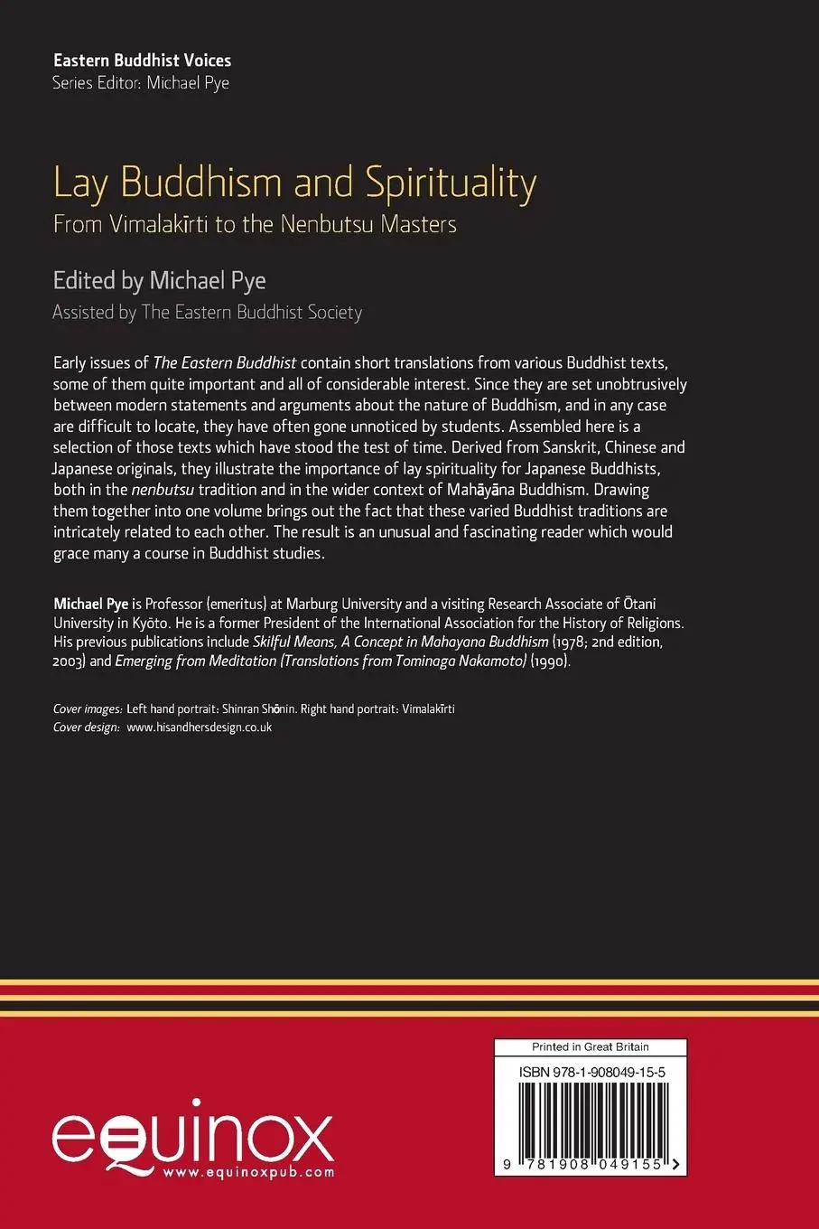 Rückseite: 9781908049155 | Lay Buddhism and Spirituality | Michael Pye | Taschenbuch | Englisch