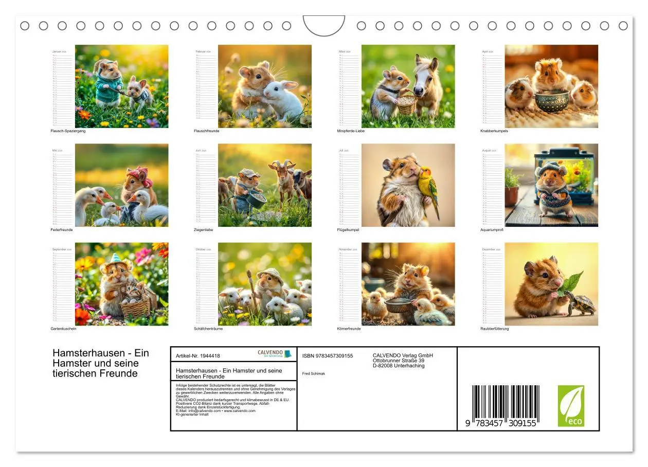 Bild: 9783457309155 | Hamsterhausen - Ein Hamster und seine tierischen Freunde...