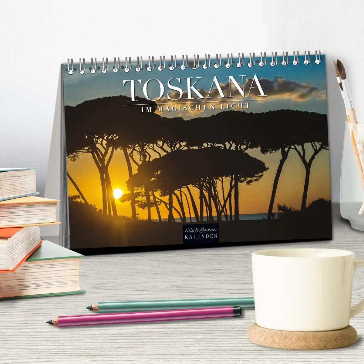 Bild: 9783457859155 | TOSKANA im magischen Licht (Tischkalender 2026 DIN A5 quer),...