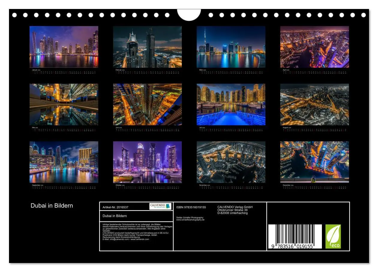 Bild: 9783516019155 | Dubai in Bildern (Wandkalender 2026 DIN A4 quer), CALVENDO...