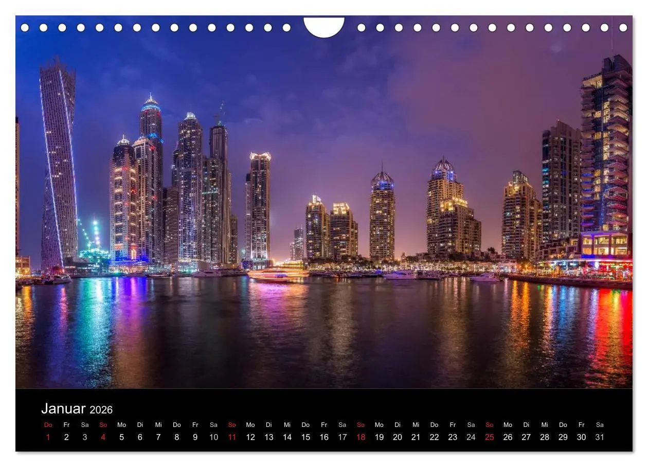 Bild: 9783516019155 | Dubai in Bildern (Wandkalender 2026 DIN A4 quer), CALVENDO...
