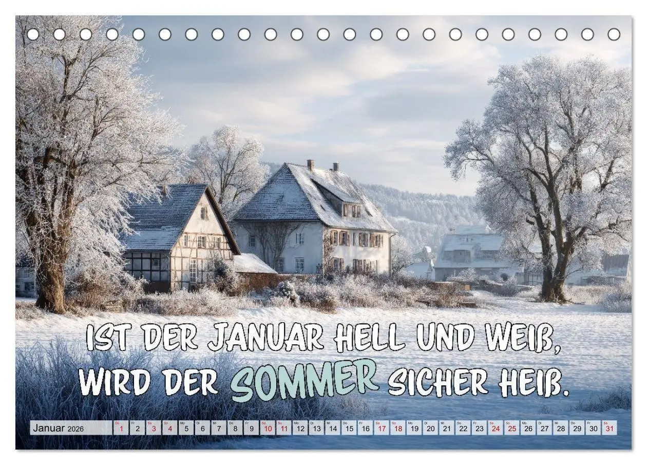 Bild: 9783516709155 | Bauernweisheiten - Stimmen der Natur (Tischkalender 2026 DIN A5...