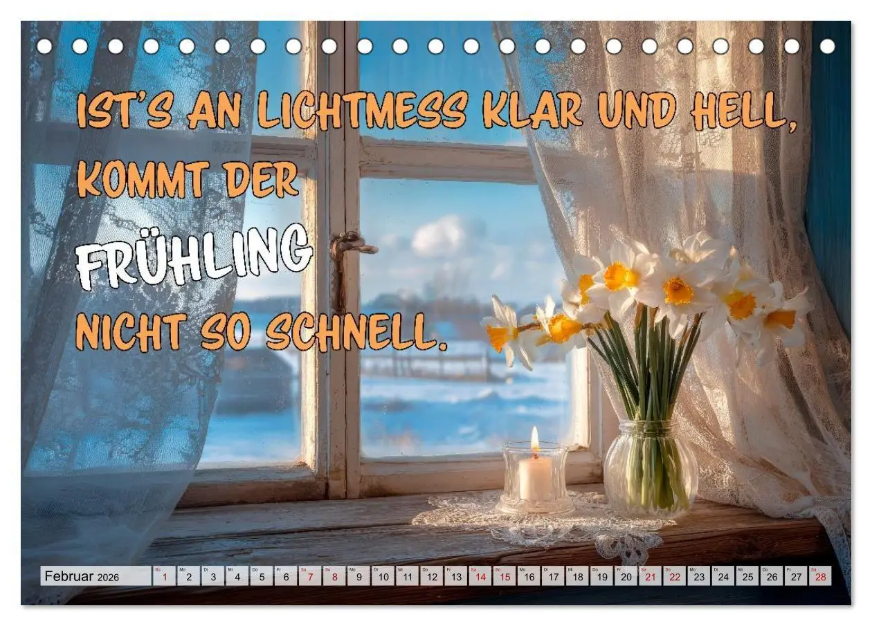 Bild: 9783516709155 | Bauernweisheiten - Stimmen der Natur (Tischkalender 2026 DIN A5...