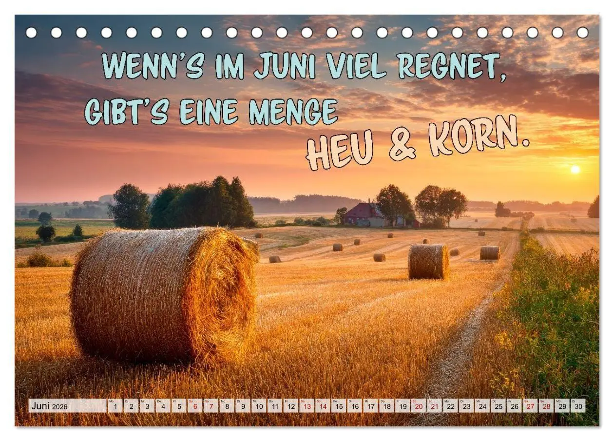 Bild: 9783516709155 | Bauernweisheiten - Stimmen der Natur (Tischkalender 2026 DIN A5...