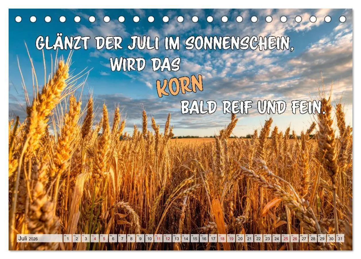 Bild: 9783516709155 | Bauernweisheiten - Stimmen der Natur (Tischkalender 2026 DIN A5...