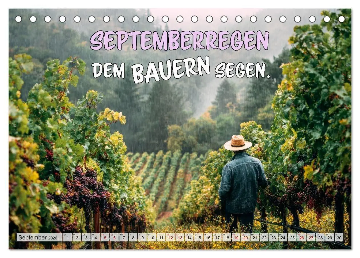 Bild: 9783516709155 | Bauernweisheiten - Stimmen der Natur (Tischkalender 2026 DIN A5...