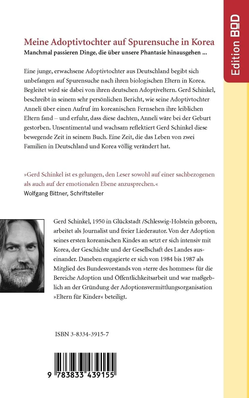 Rückseite: 9783833439155 | Bin ich ihr ähnlich? | Adoptivtochter auf Spurensuche in Korea | Buch