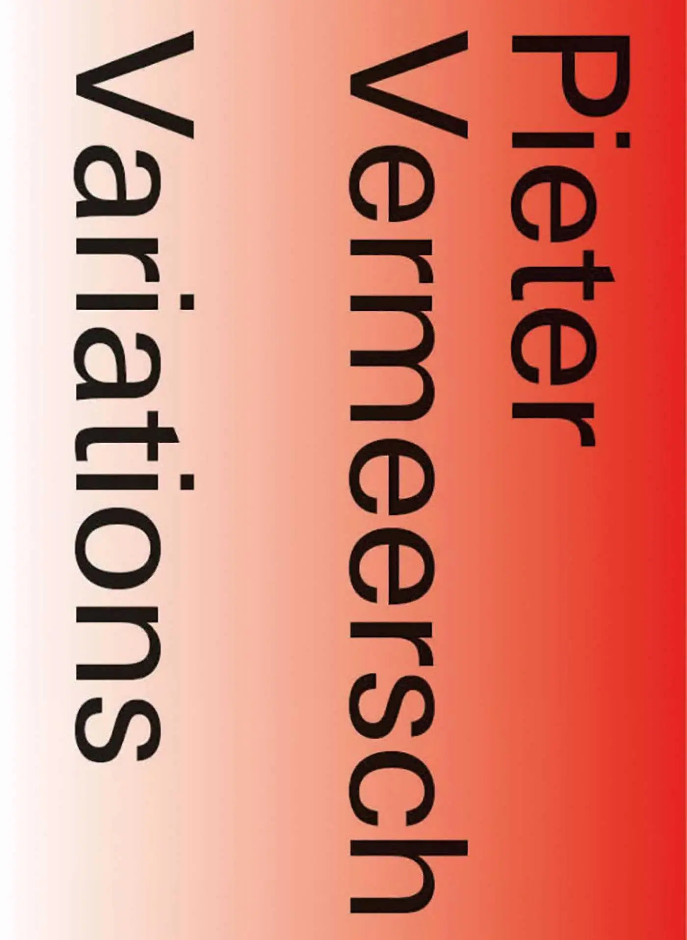 Cover: 9789493039155 | Pieter Vermeersch: Variations | Moritz Kung | Taschenbuch | Englisch