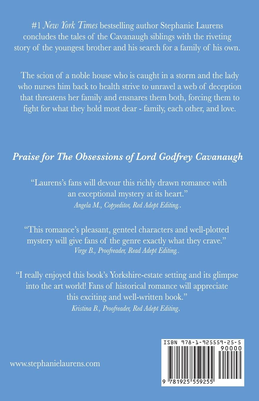 Rückseite: 9781925559255 | The Obsessions of Lord Godfrey Cavanaugh | Stephanie Laurens | Buch