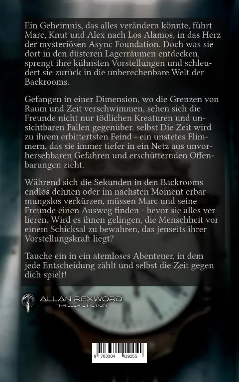 Rückseite: 9783384419255 | Backrooms Logs³: In der Zeitfalle | Allan Rexword | Taschenbuch | 2024