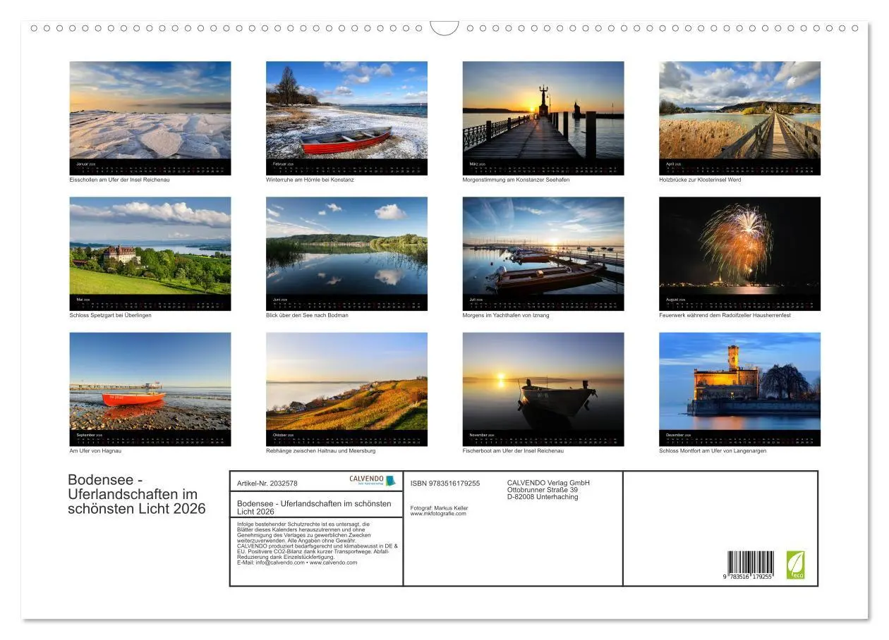Bild: 9783516179255 | Bodensee - Uferlandschaften im schönsten Licht 2026 (Wandkalender...