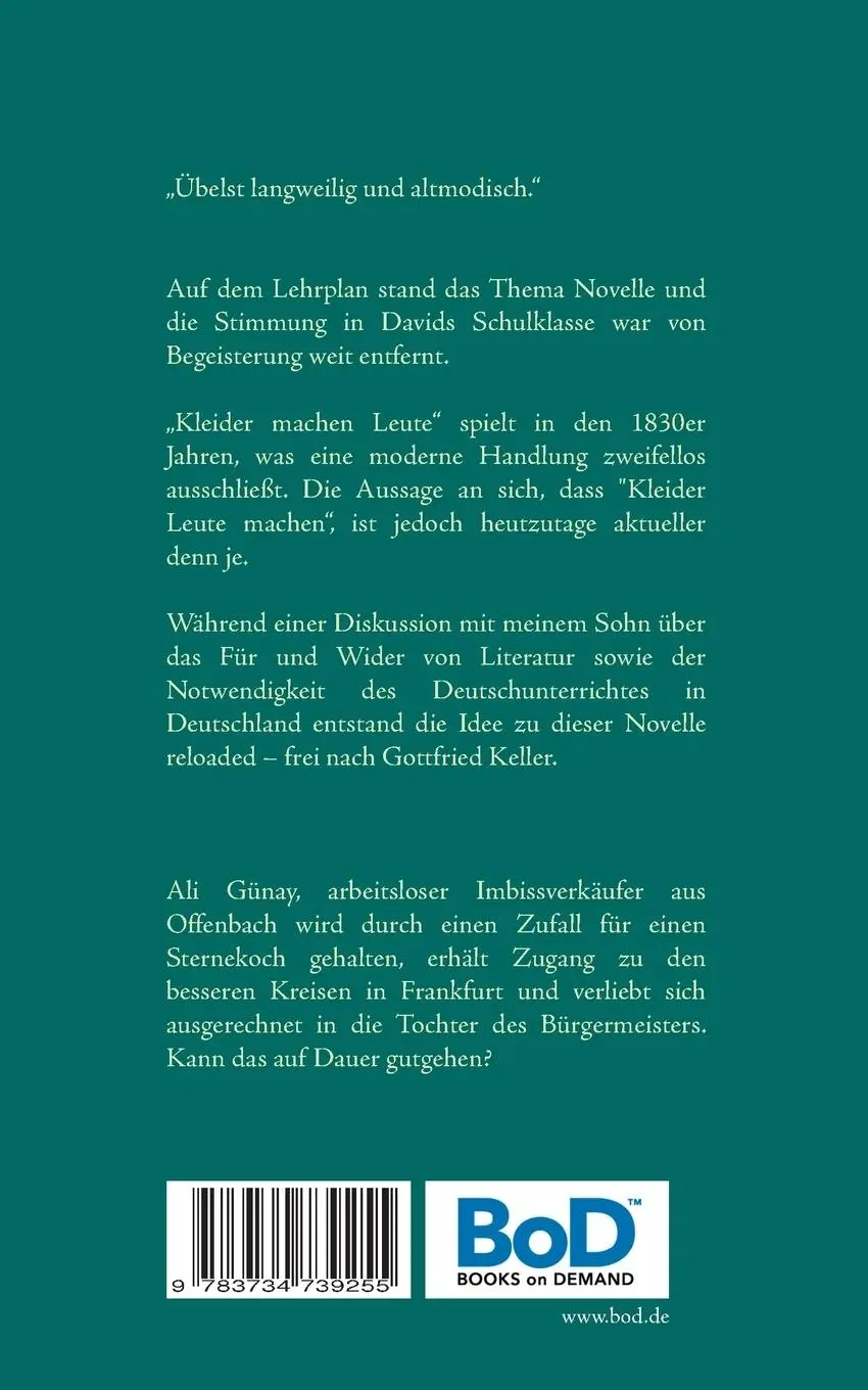 Rückseite: 9783734739255 | Kleider machen Leute, schwör! | Britta Heinrichs (u. a.) | Taschenbuch
