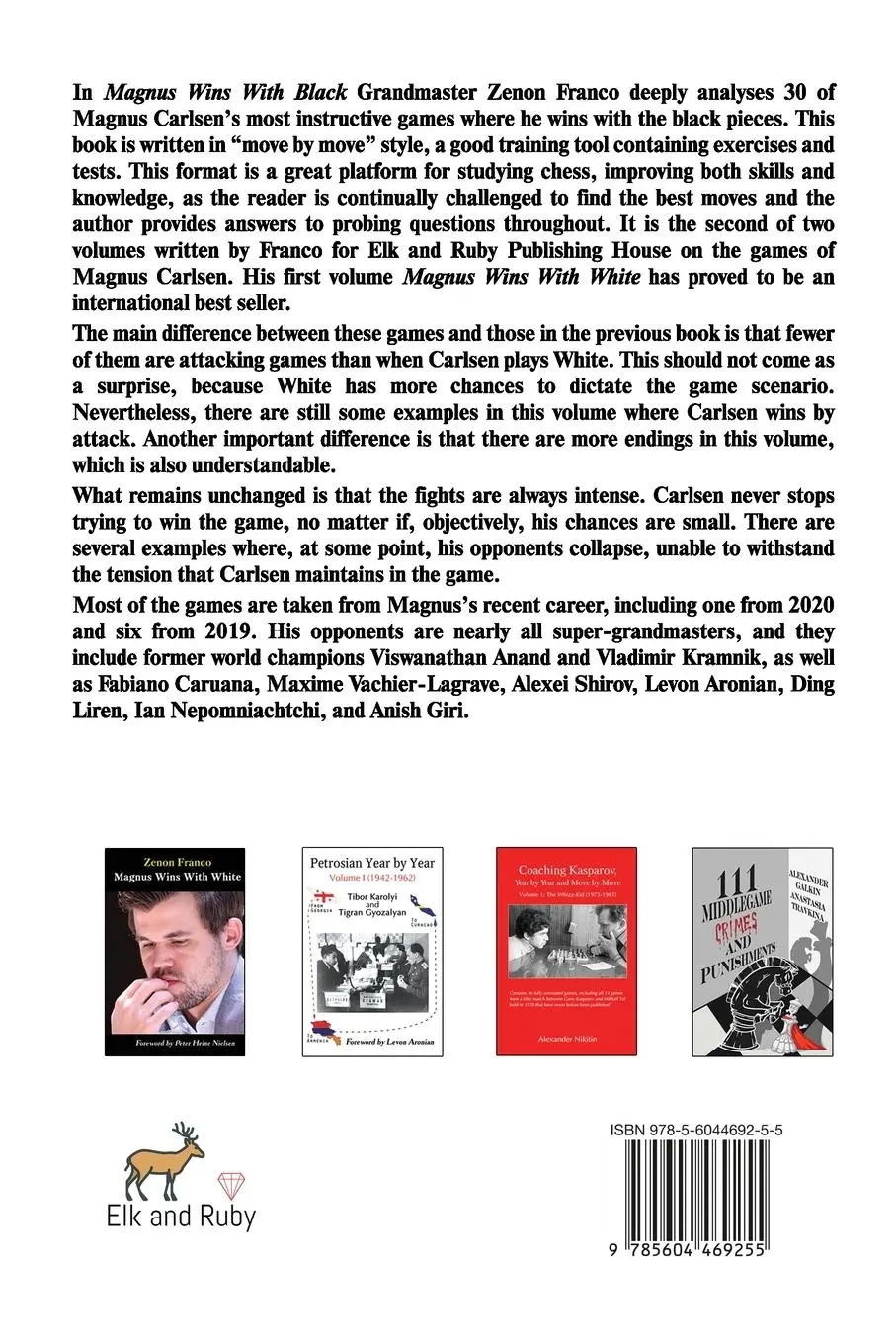 Rückseite: 9785604469255 | Magnus Wins With Black | Zenon Franco | Taschenbuch | Englisch | 2020
