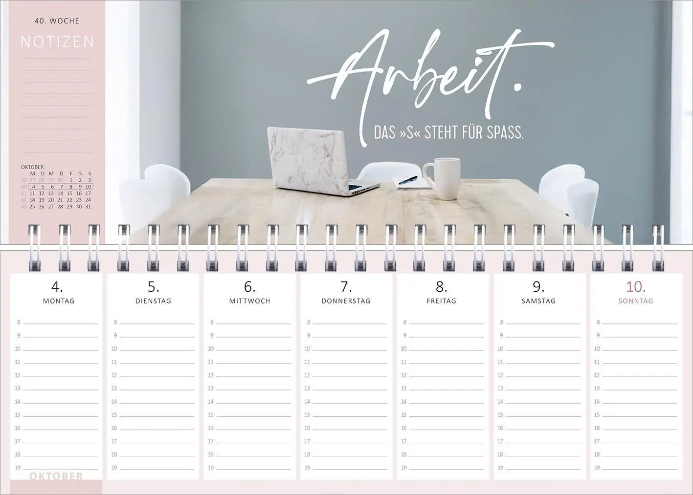 Bild: 4014489139355 | Tischkalender Nie ist der Freitag da, wenn man ihn braucht! 2027