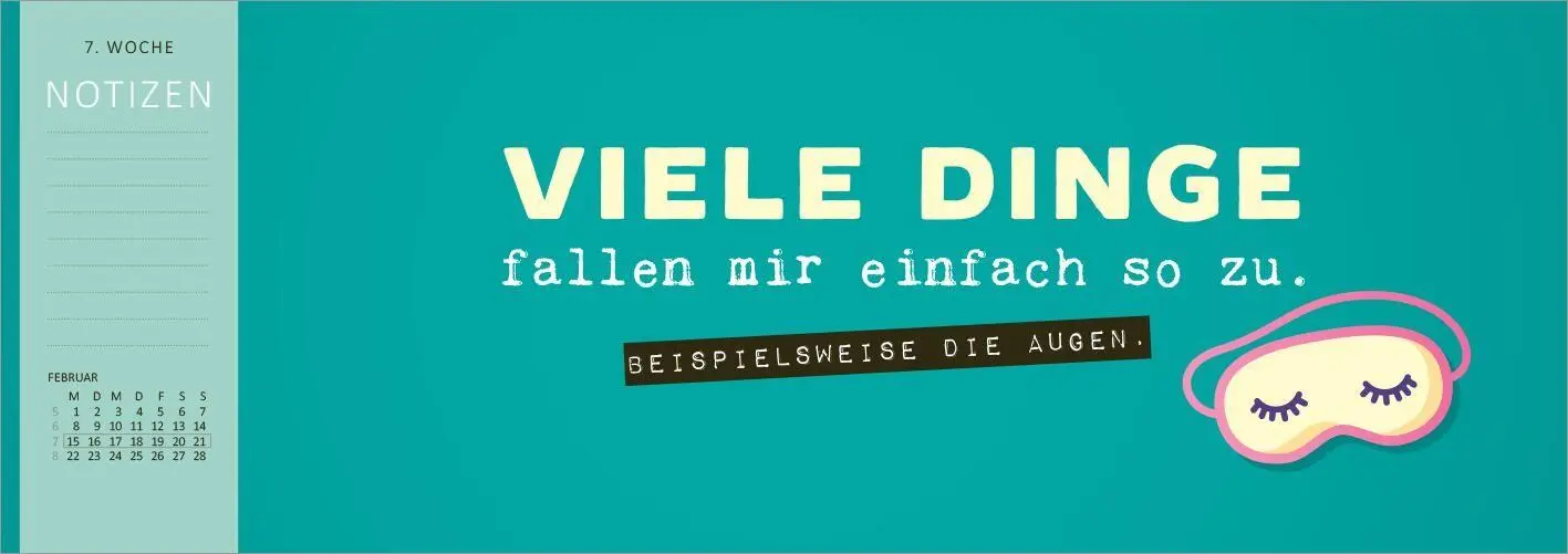 Bild: 4014489139355 | Tischkalender Nie ist der Freitag da, wenn man ihn braucht! 2027