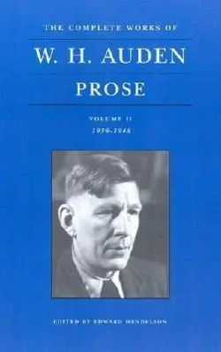 Cover: 9780691089355 | The Complete Works of W. H. Auden: Prose, Volume – 1939–1948 | Buch
