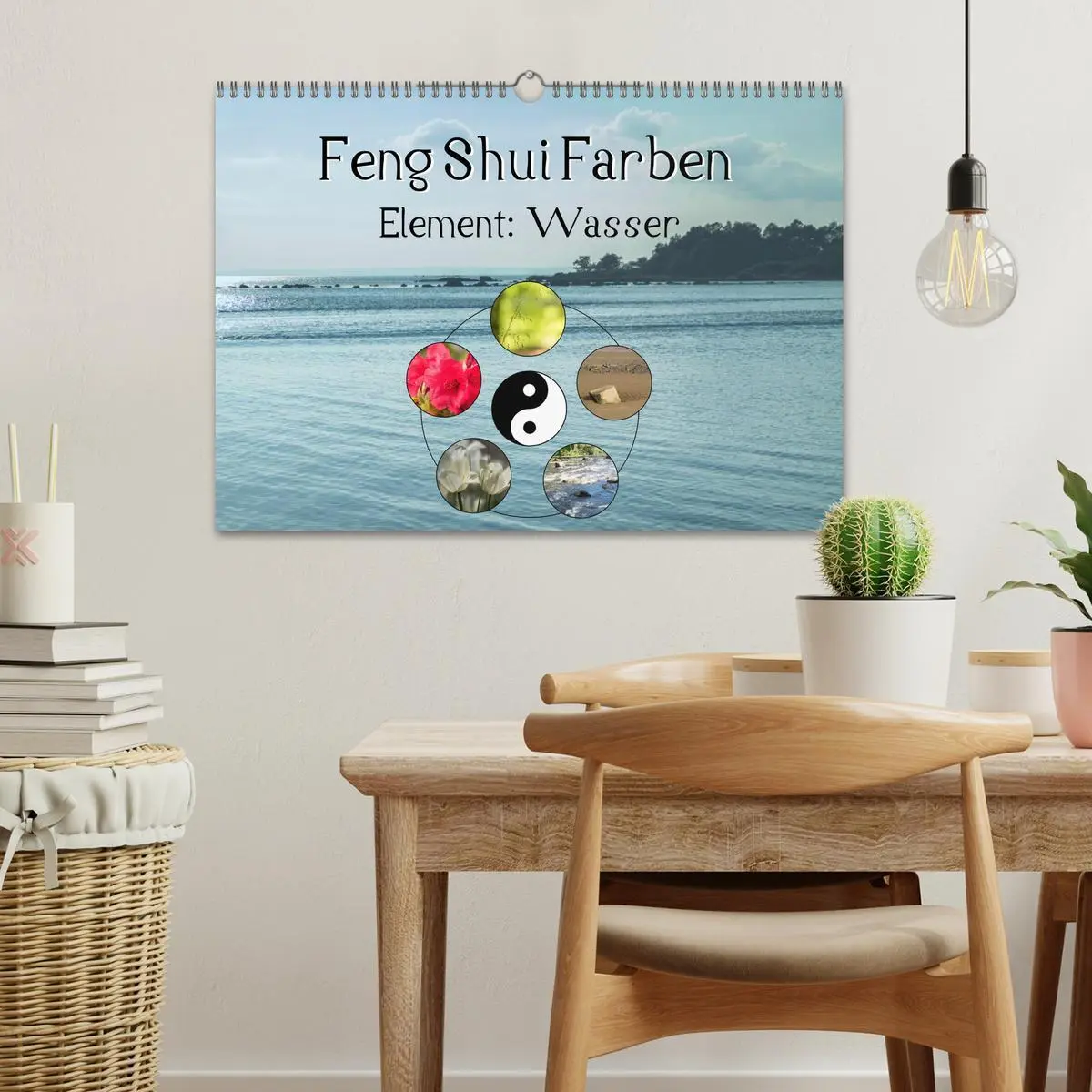 Bild: 9783457909355 | Feng Shui Farben - Element Wasser (Wandkalender 2026 DIN A3 quer),...