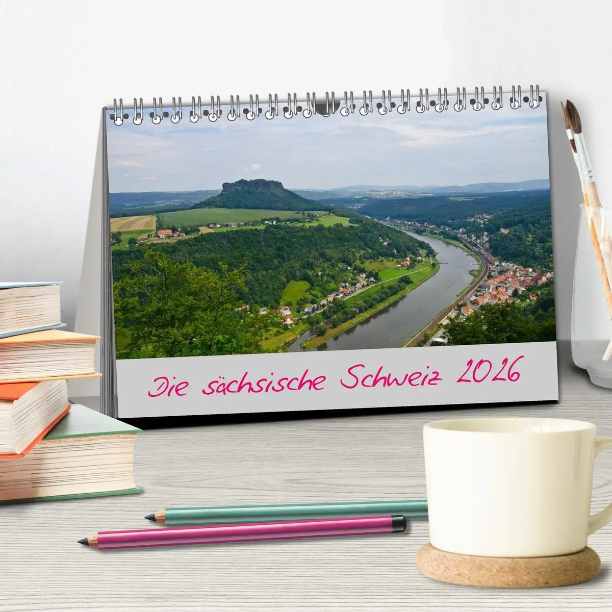 Bild: 9783516169355 | Die sächsische Schweiz 2026 (Tischkalender 2026 DIN A5 quer),...