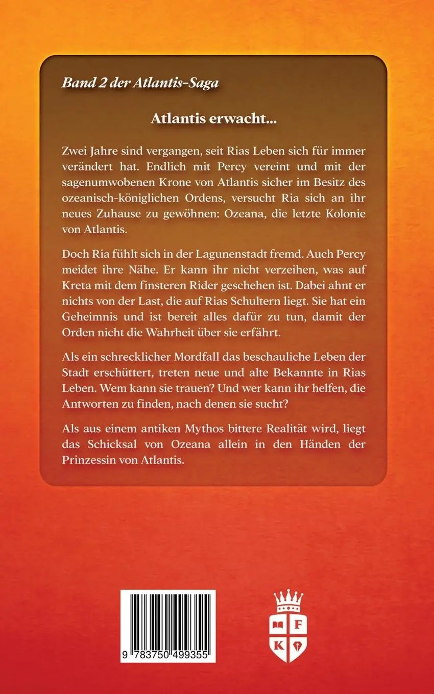 Rückseite: 9783750499355 | Die Prinzessin von Atlantis | Freya von Korff | Taschenbuch | 516 S.