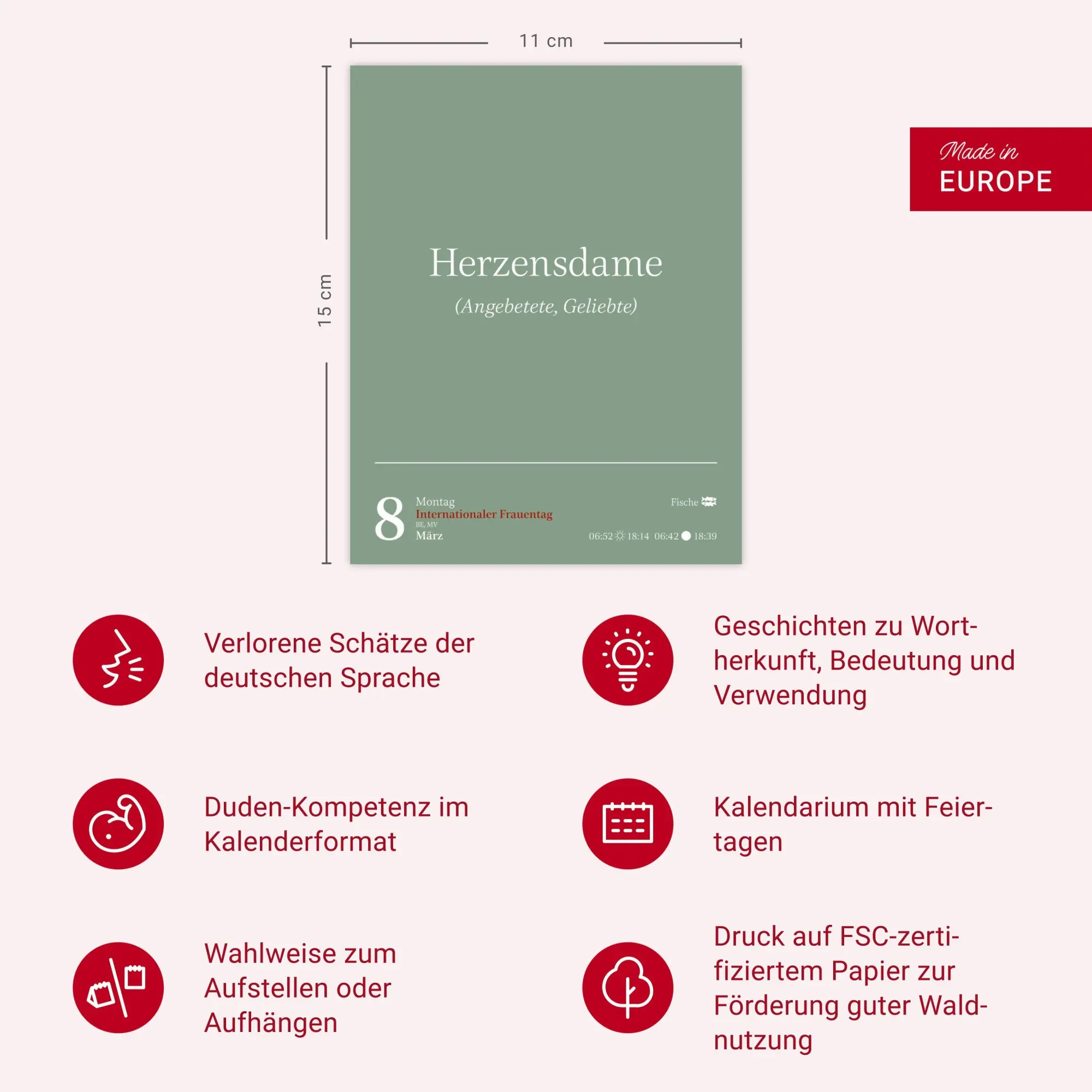 Bild: 9783840039355 | Duden Vergessene Wortschätze Tagesabreißkalender 2027 | Maik Goth