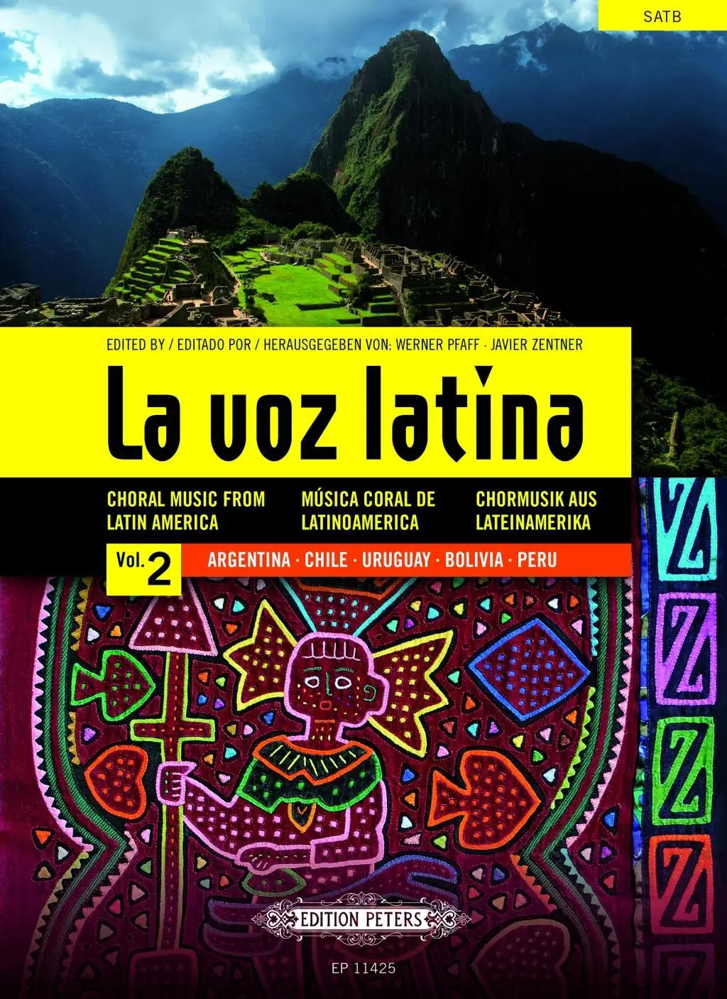Cover: 9790014119355 | La Voz Latina Volume 2 | Werner Pfaff | Broschüre | Choral Music