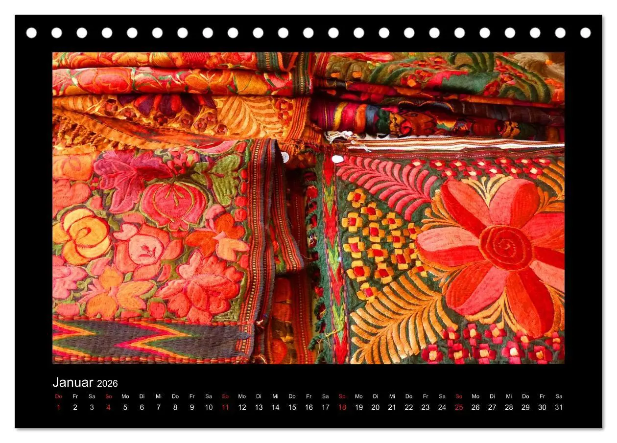 Bild: 9783516089455 | Farbenfrohes Guatemala (Tischkalender 2026 DIN A5 quer), CALVENDO...