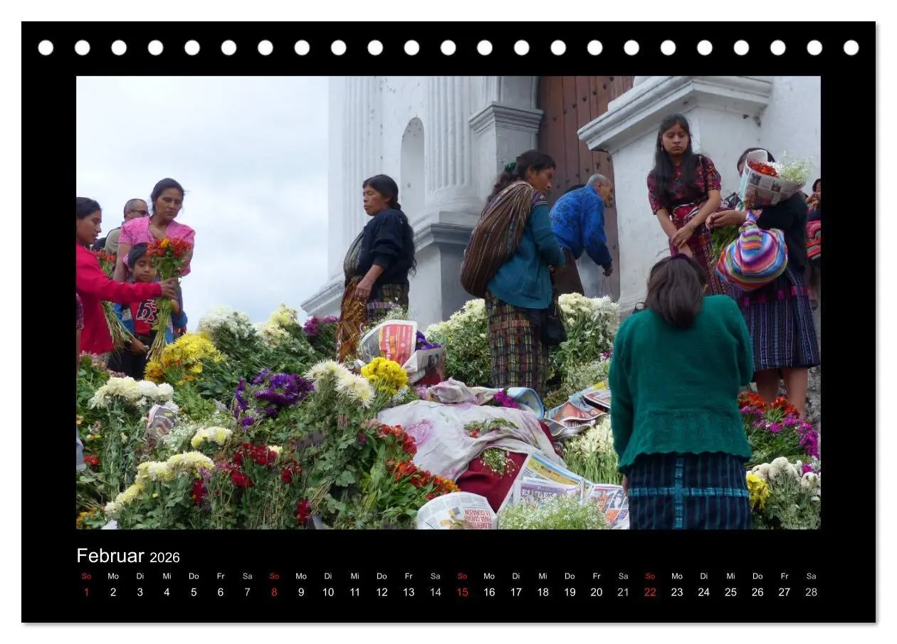 Bild: 9783516089455 | Farbenfrohes Guatemala (Tischkalender 2026 DIN A5 quer), CALVENDO...