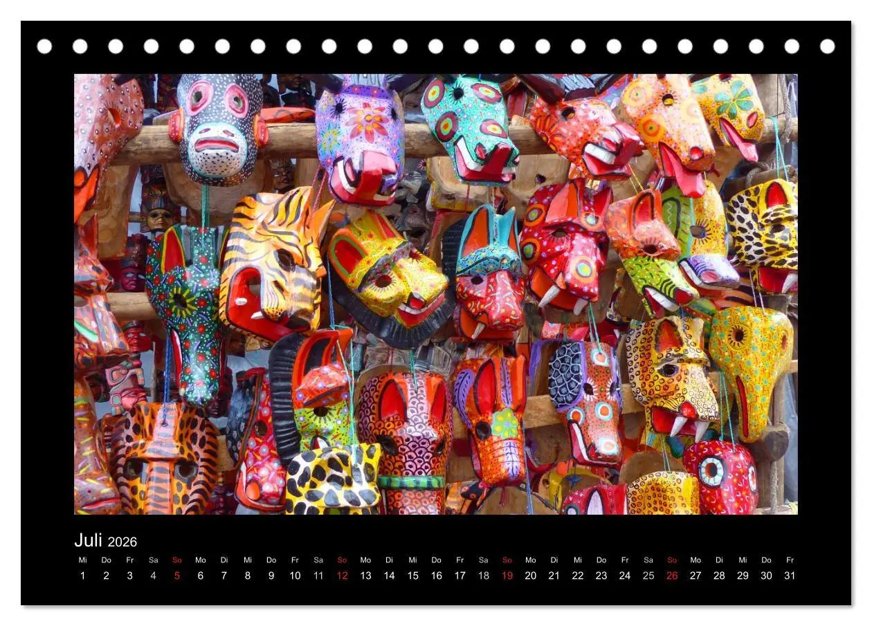 Bild: 9783516089455 | Farbenfrohes Guatemala (Tischkalender 2026 DIN A5 quer), CALVENDO...