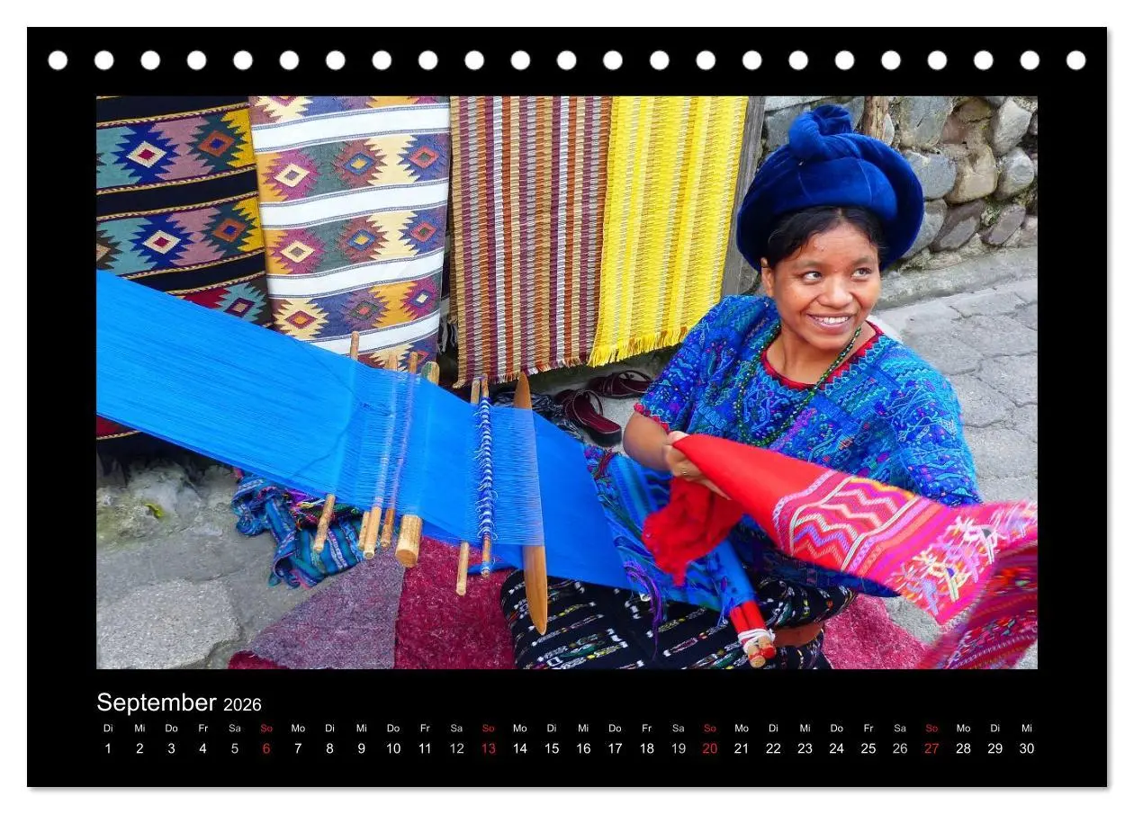 Bild: 9783516089455 | Farbenfrohes Guatemala (Tischkalender 2026 DIN A5 quer), CALVENDO...