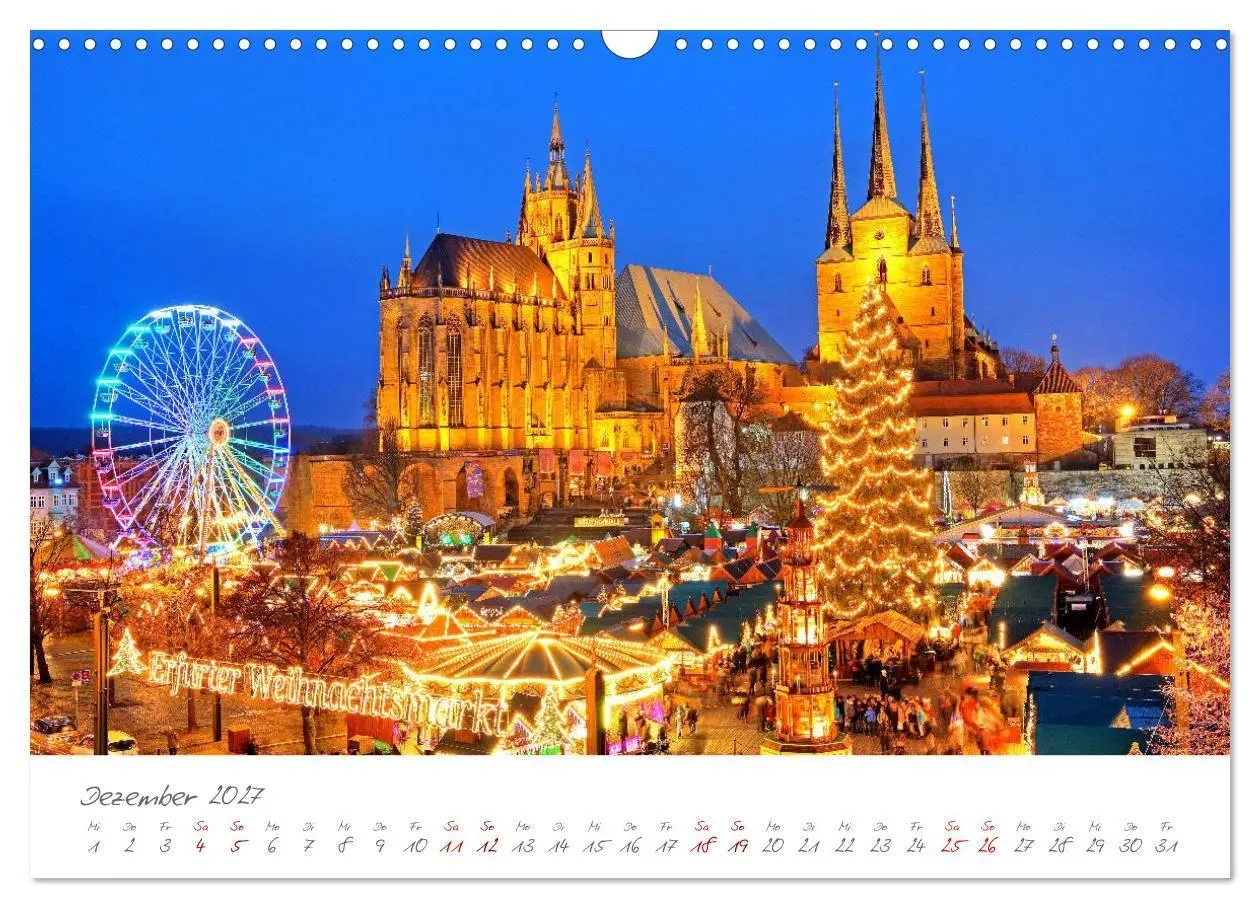 Bild: 9783569629455 | Erfurt - Die Landeshauptstadt mit Geschichte (Wandkalender 2027 DIN...