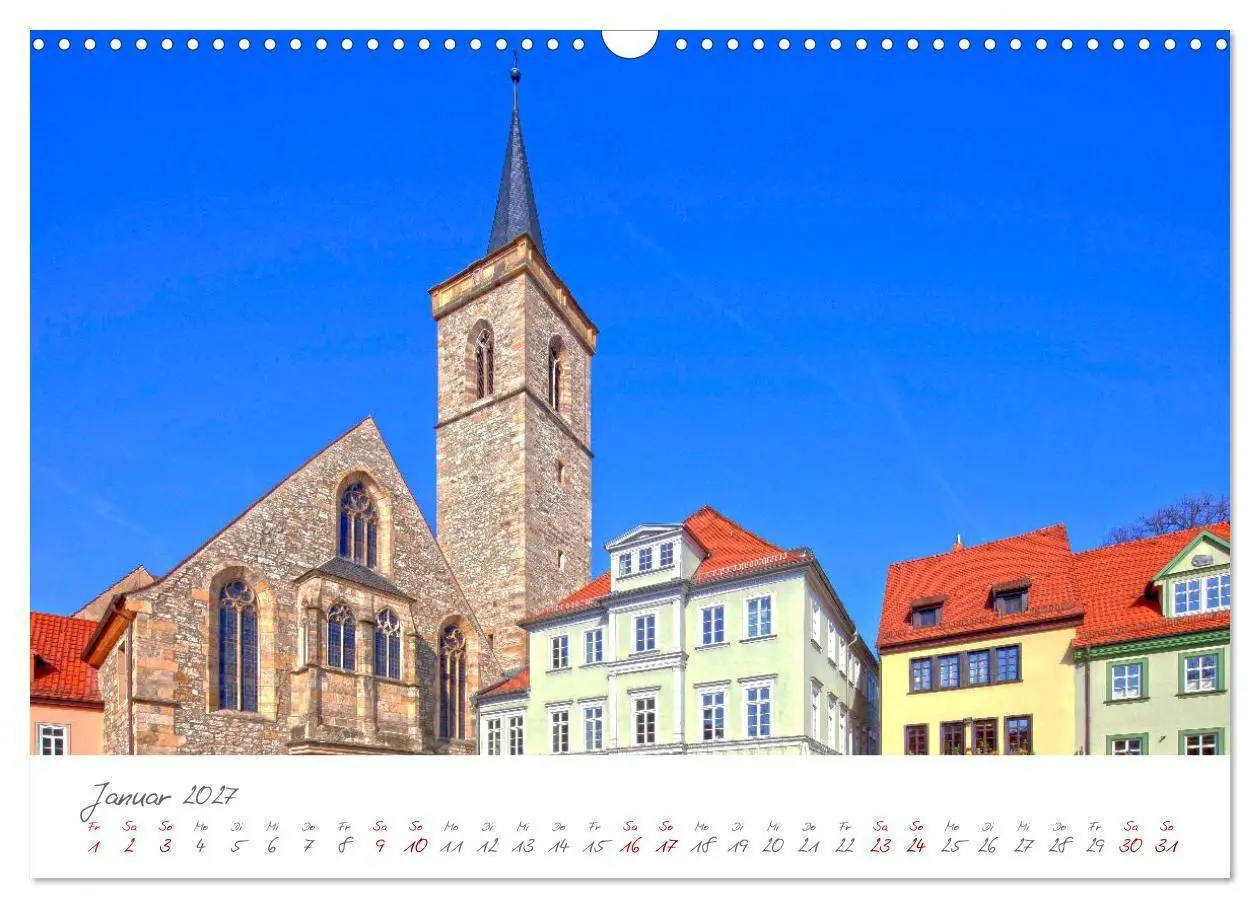 Bild: 9783569629455 | Erfurt - Die Landeshauptstadt mit Geschichte (Wandkalender 2027 DIN...