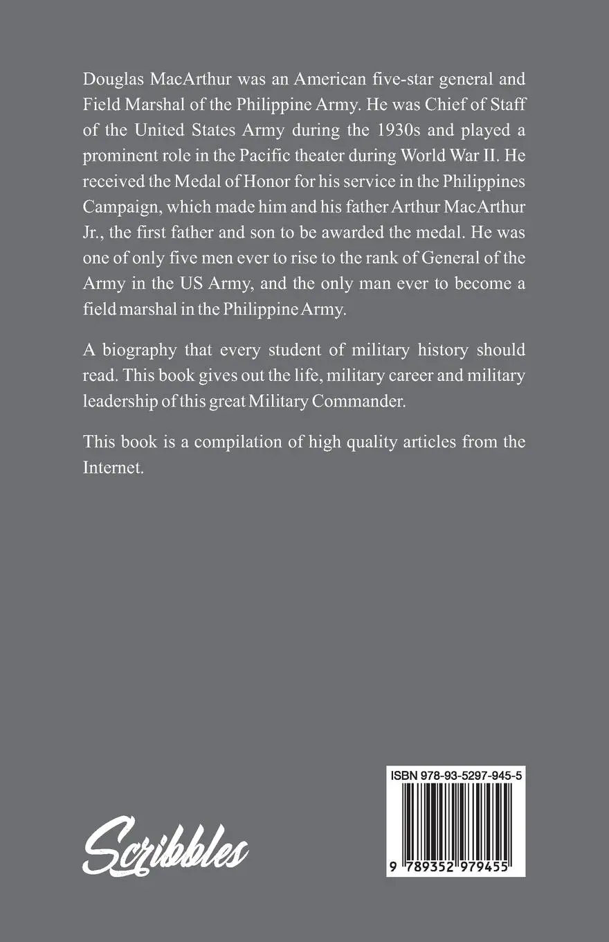 Rückseite: 9789352979455 | Great Military Commanders - Douglas MacArthur | A Biography | Buch