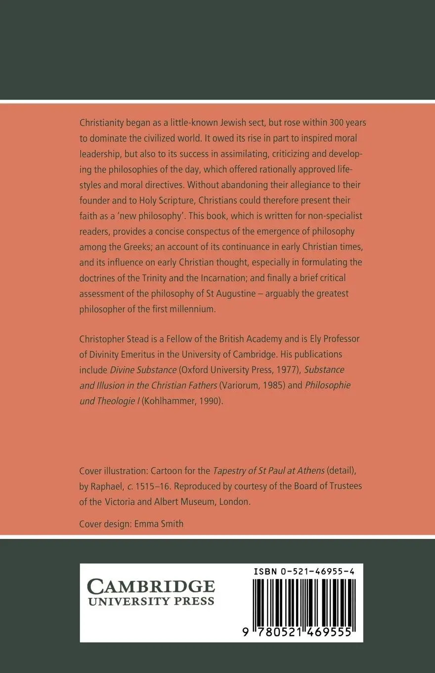 Rückseite: 9780521469555 | Philosophy in Christian Antiquity | Christopher Stead (u. a.) | Buch
