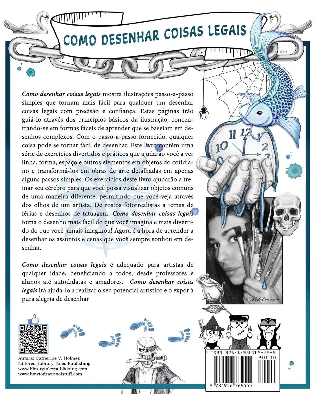Rückseite: 9781956769555 | Como desenhar coisas legais | Catherine V Holmes | Taschenbuch | 2023