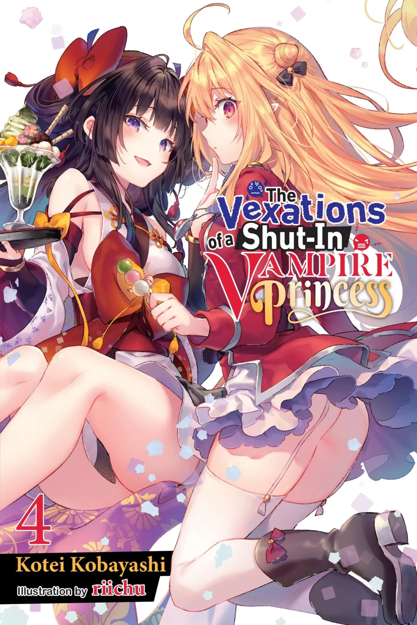 Cover: 9781975339555 | The Vexations of a Shut-In Vampire Princess, Vol. 4 (Light Novel)