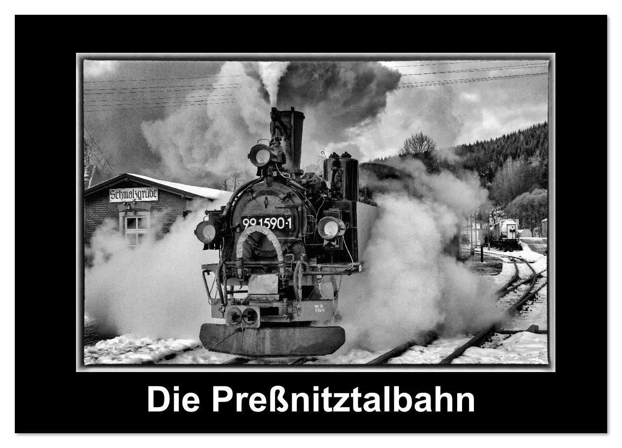 Cover: 9783516079555 | Die Preßnitztalbahn (Wandkalender 2026 DIN A4 quer), CALVENDO...