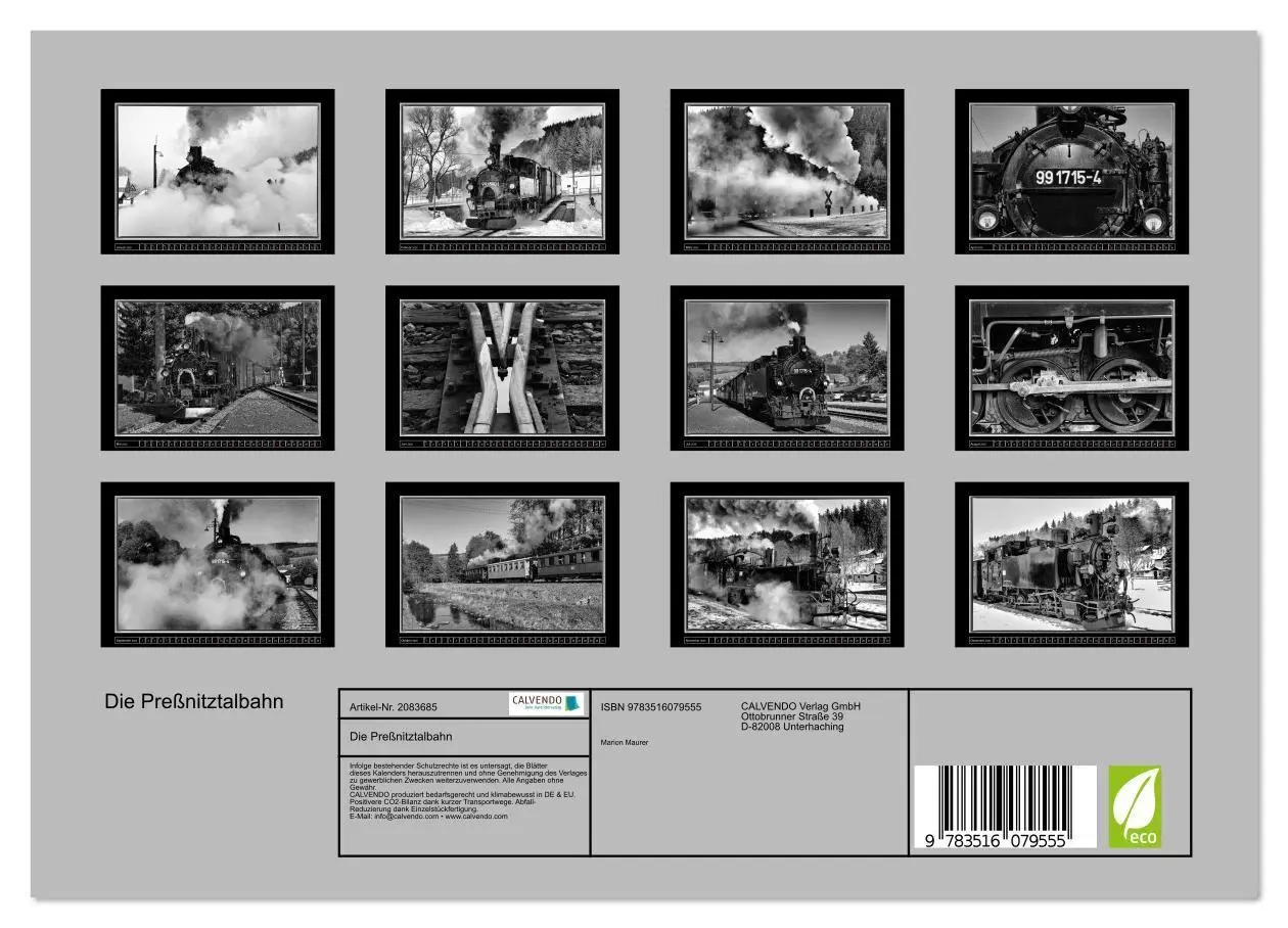 Bild: 9783516079555 | Die Preßnitztalbahn (Wandkalender 2026 DIN A4 quer), CALVENDO...