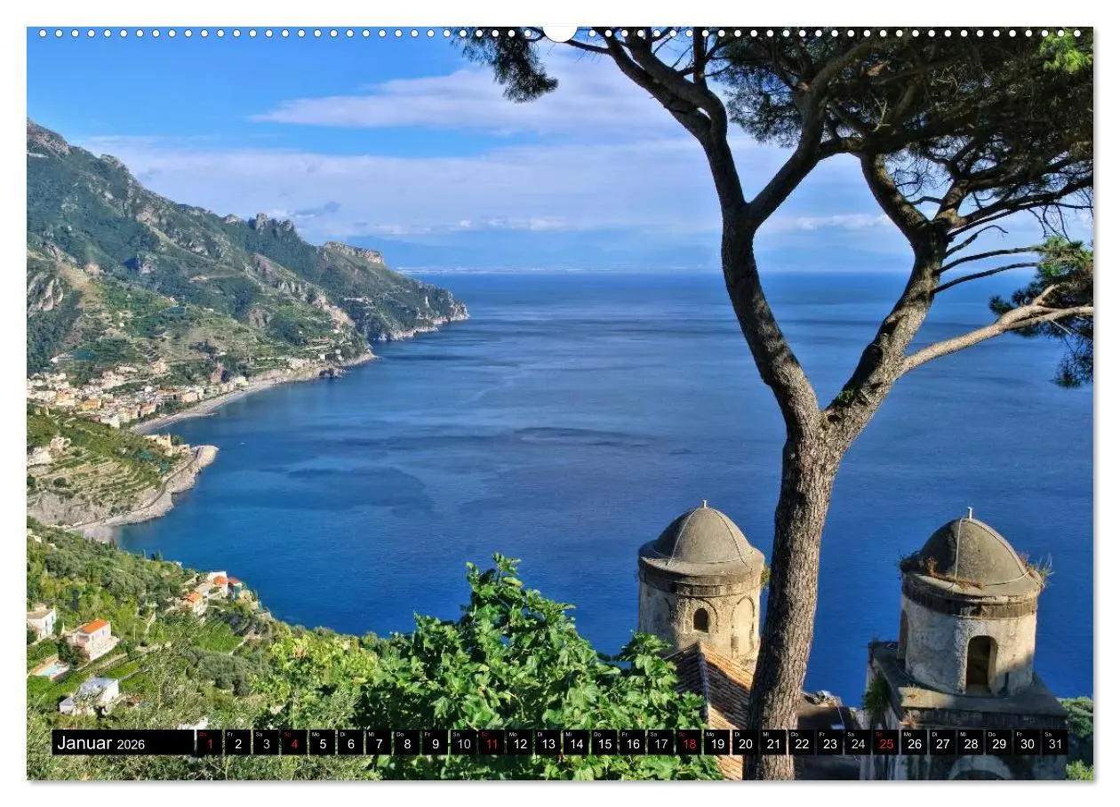 Bild: 9783516149555 | Italia (hochwertiger Premium Wandkalender 2026 DIN A2 quer),...