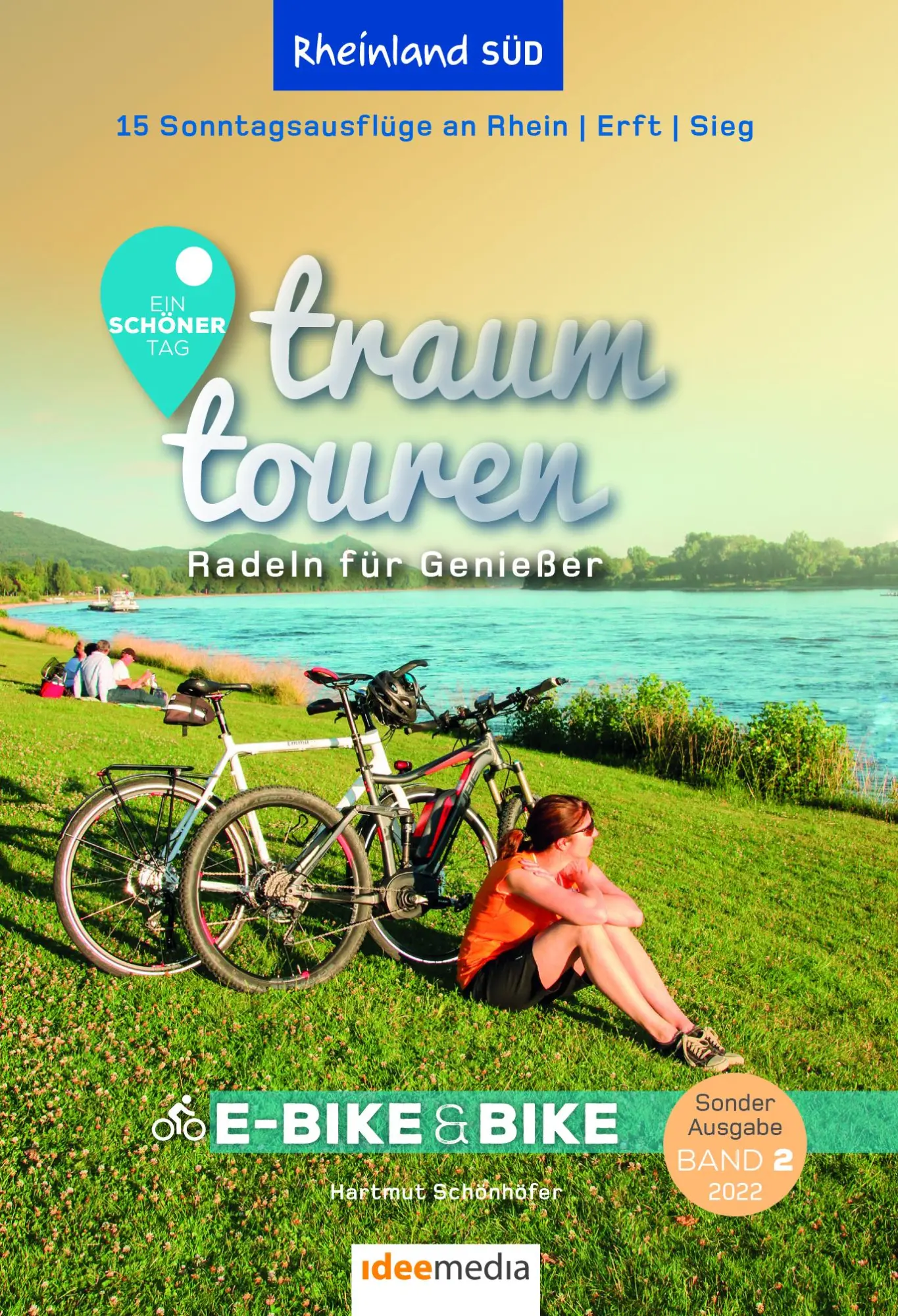 Cover: 9783942779555 | Traumtouren E-Bike &amp; Bike Band 2. Rheinland Süd | Hartmut Schönhöfer