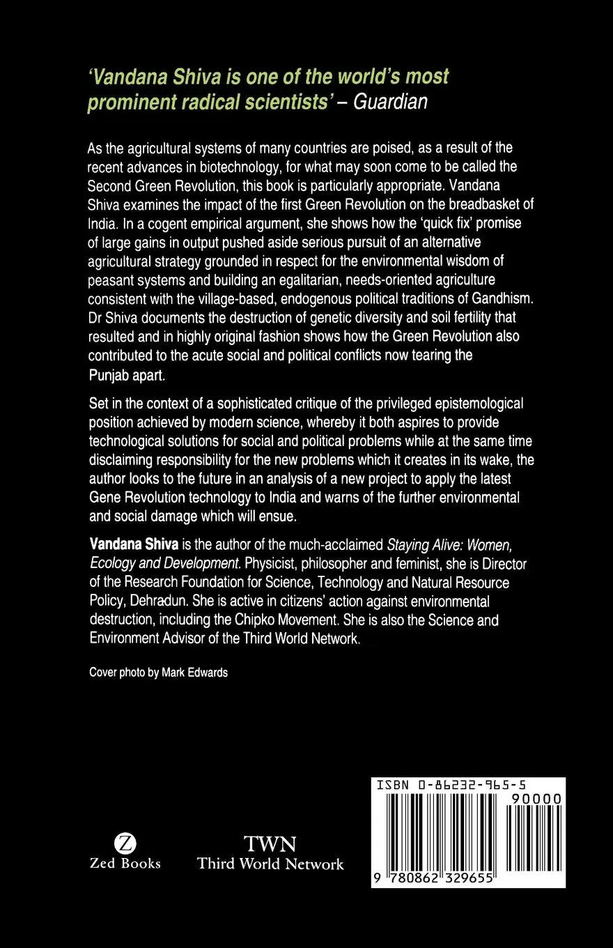 Rückseite: 9780862329655 | The Violence of Green Revolution | Vandana Shiva | Taschenbuch | 1992