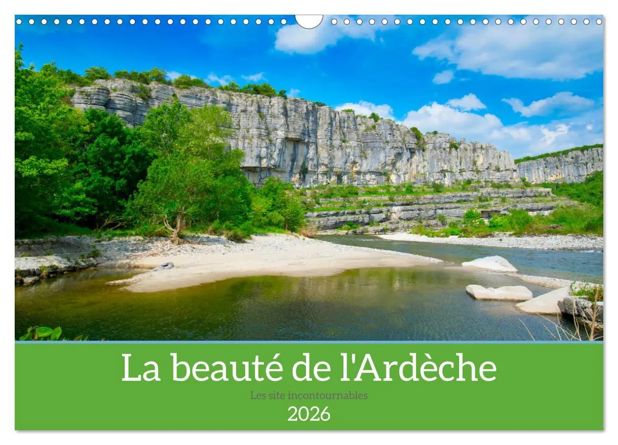 Cover: 9783457289655 | La beauté de l'Ardèche (Calendrier mural 2026 DIN A3 vertical),...