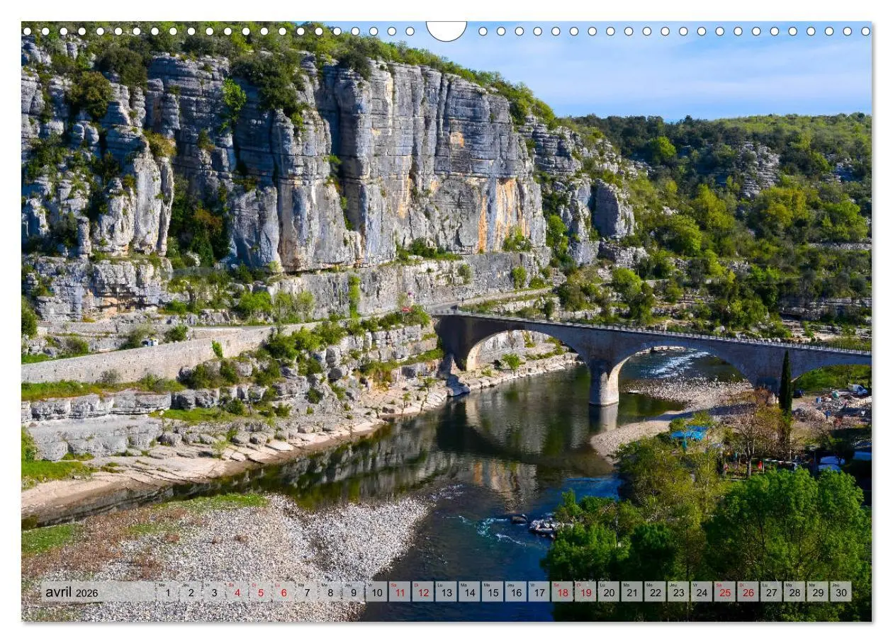 Bild: 9783457289655 | La beauté de l'Ardèche (Calendrier mural 2026 DIN A3 vertical),...