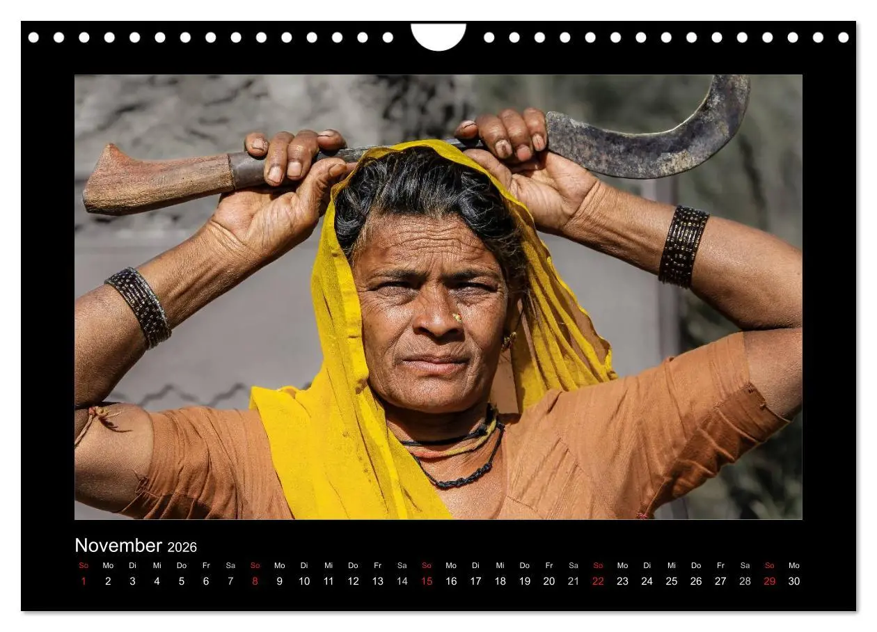 Bild: 9783516069655 | Willkommen in Indien 2026 (Wandkalender 2026 DIN A4 quer), CALVENDO...