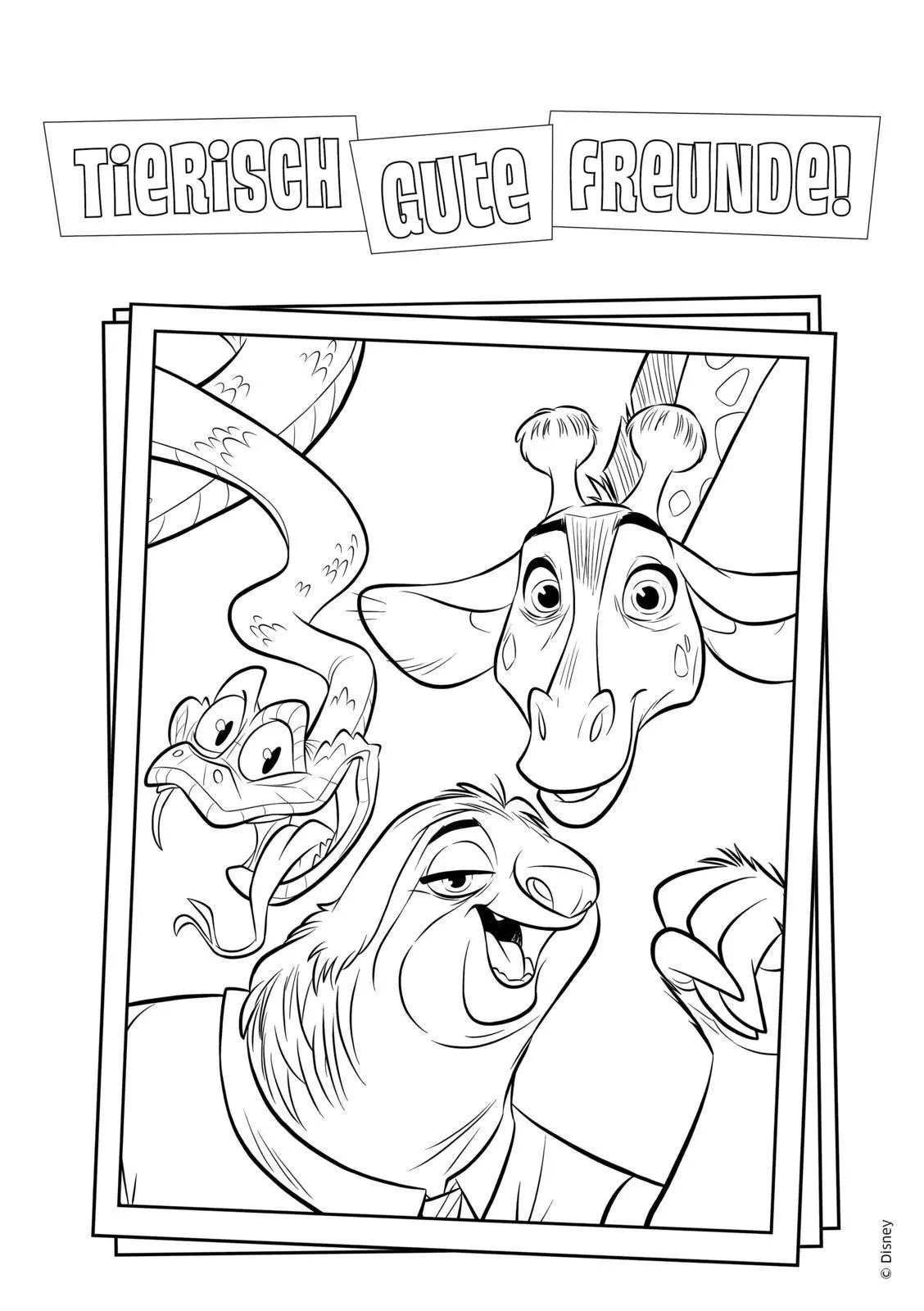Bild: 9783845129655 | Disney Kreative Beschäftigung: Zoomania 2: Tierischer Malspaß | Buch