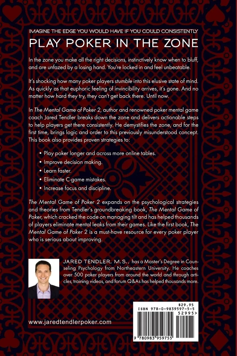 Rückseite: 9780983959755 | The Mental Game of Poker 2 | Jared Tendler (u. a.) | Taschenbuch