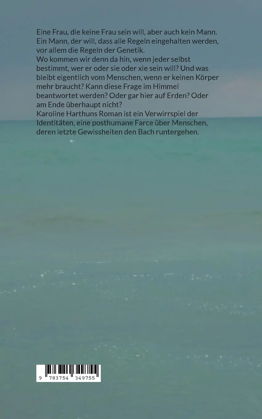 Rückseite: 9783754349755 | Nichtort | Ein Schauerroman | Karoline Harthun | Taschenbuch | 396 S.