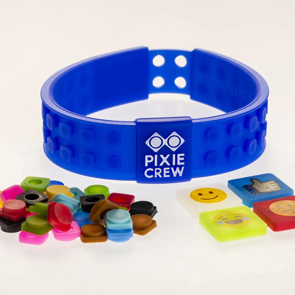 Pixie Crew Verstellbares Freundschaftsarmband Blau
